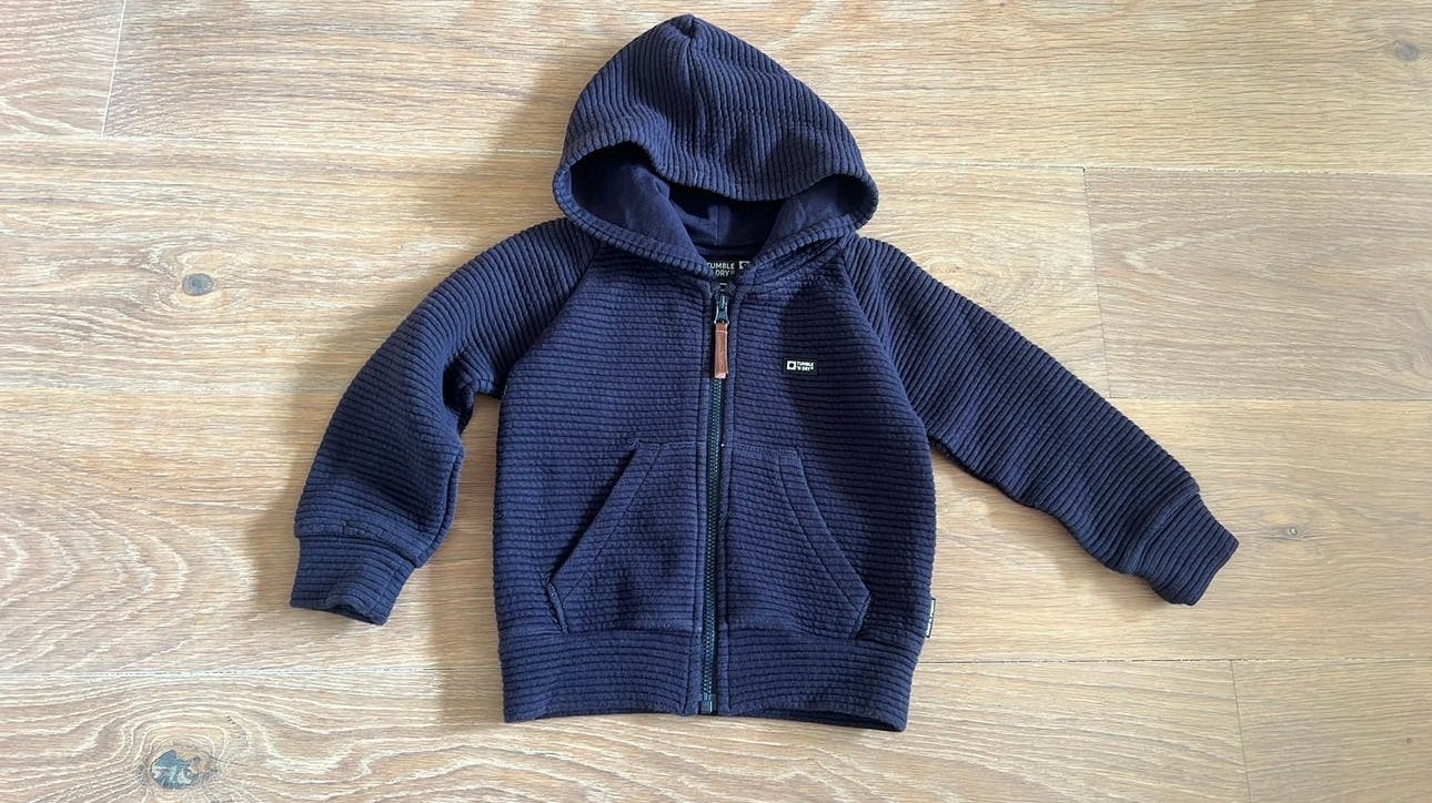 vest / trui met rits / jasje  Tumble ‘n Dry maat 86, Ophalen of Verzenden, Zo goed als nieuw, Jongetje, Truitje of Vestje