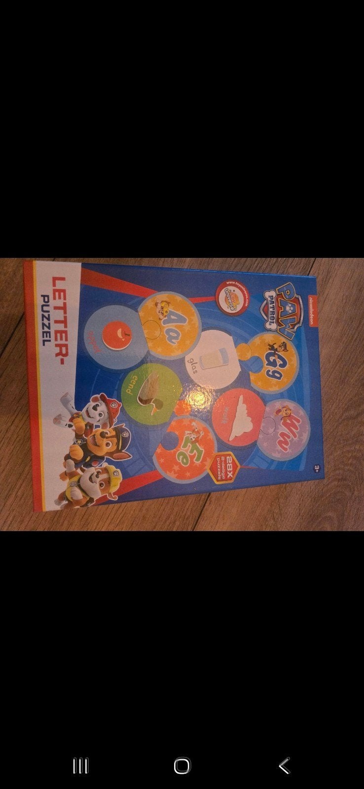 paw patrol (letter puzzel), Ophalen of Verzenden, 10 tot 50 stukjes