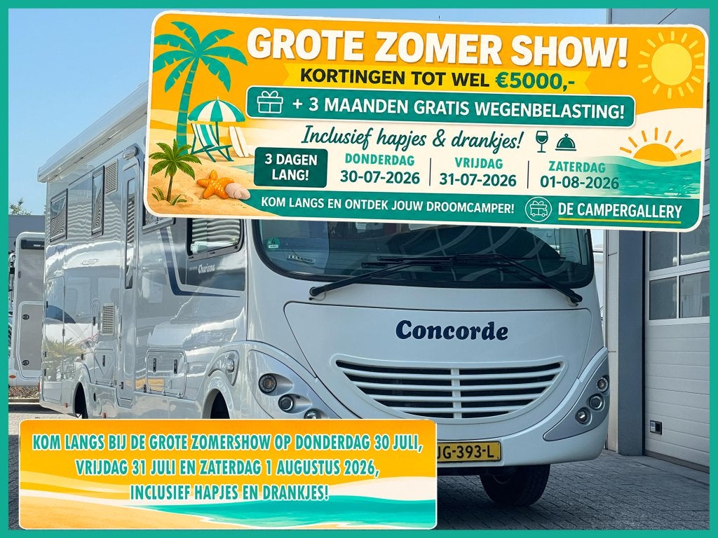 Concorde Charisma 840F IVECO AUTOMAAT LEVELSYSTEEM BEIGE INT, Automaat, Concorde, Bedrijf, Diesel