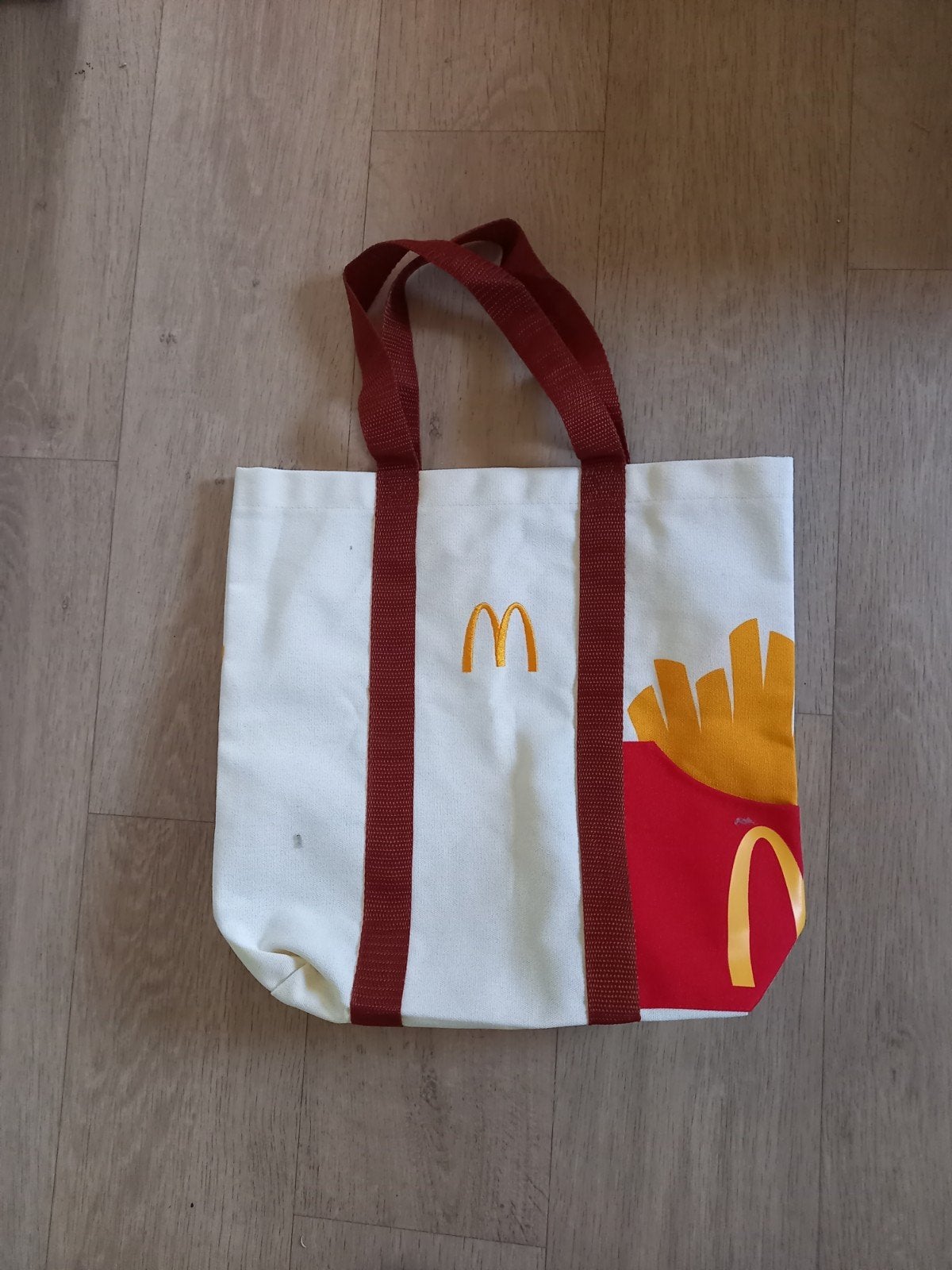 Nieuwe McDonald's Shopper Tas - Frieten Design, Ophalen of Verzenden, Nieuw, Wit, Shopper