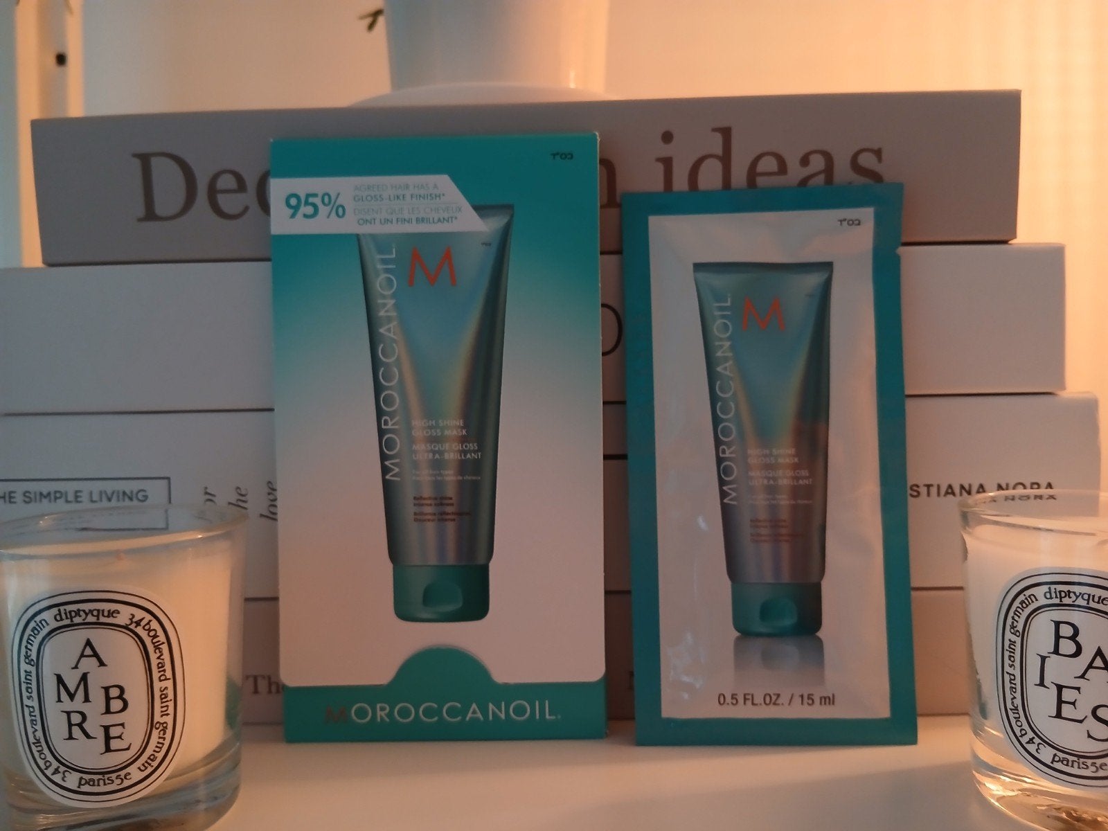 15 ML Moroccanoil High Shine Gloss Hair Mask voor €2,99, Ophalen of Verzenden, Nieuw, Shampoo of Conditioner