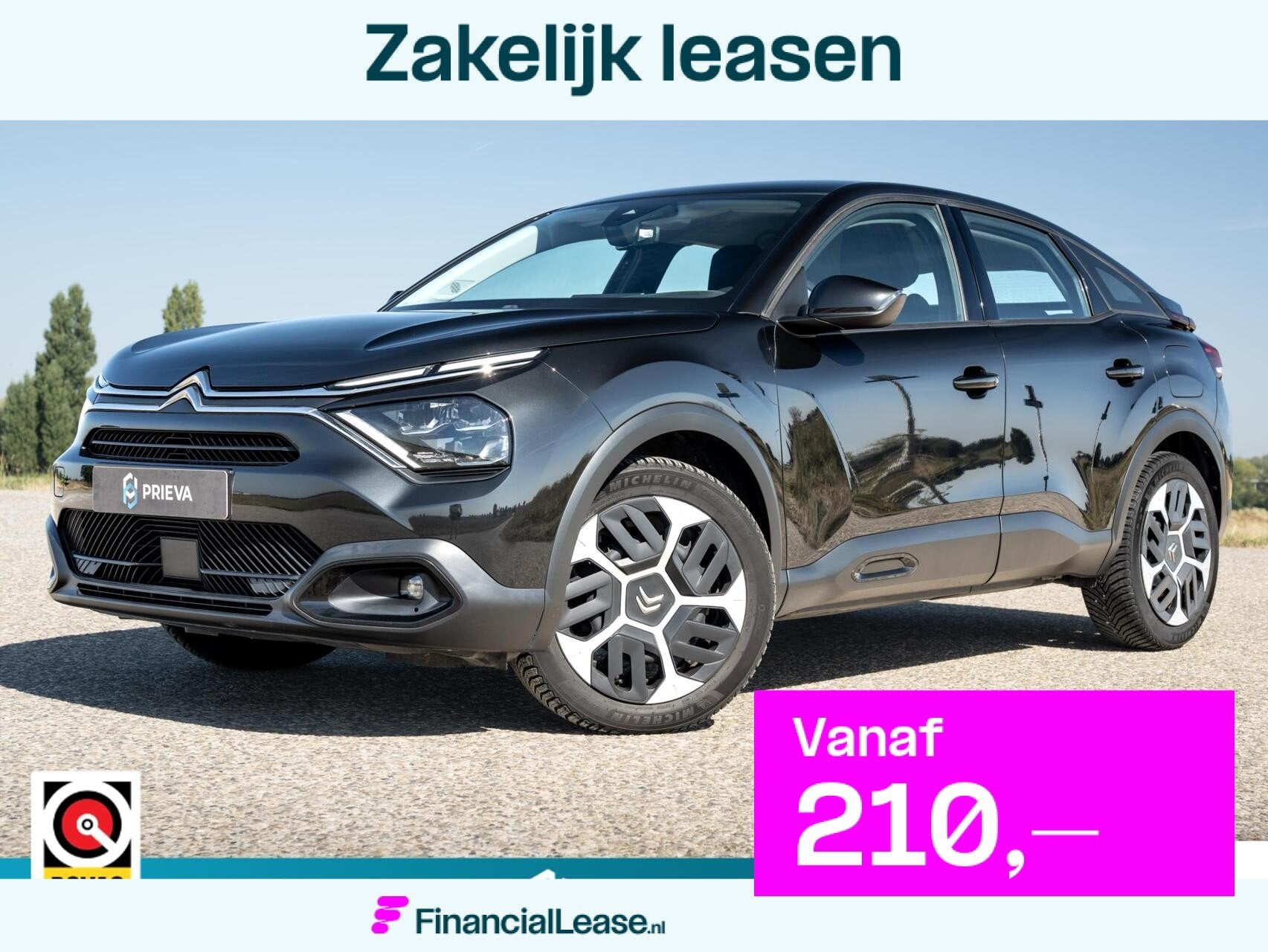 Citroën C4 PureTech Feel | Navigatie | CarPlay | Cruise, Stof, Gebruikt, Zwart, 1199 cc