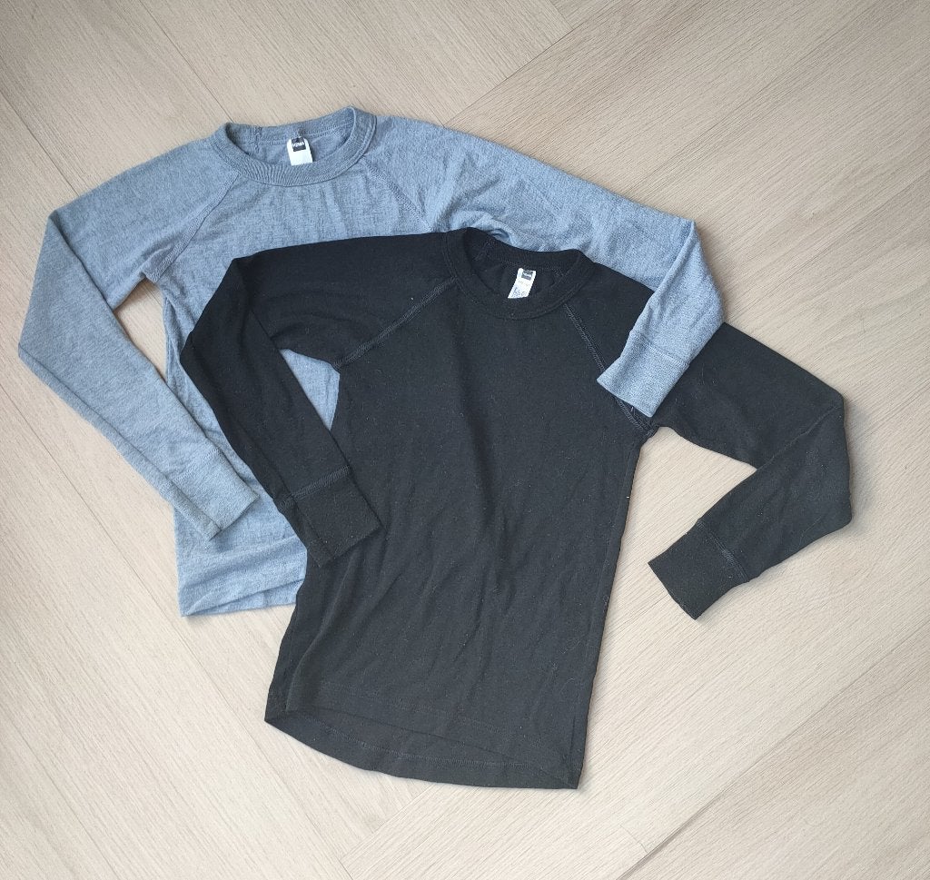 Basic setje Hema maat 122/128, Jongen of Meisje, Ophalen of Verzenden, Zo goed als nieuw, Shirt of Longsleeve
