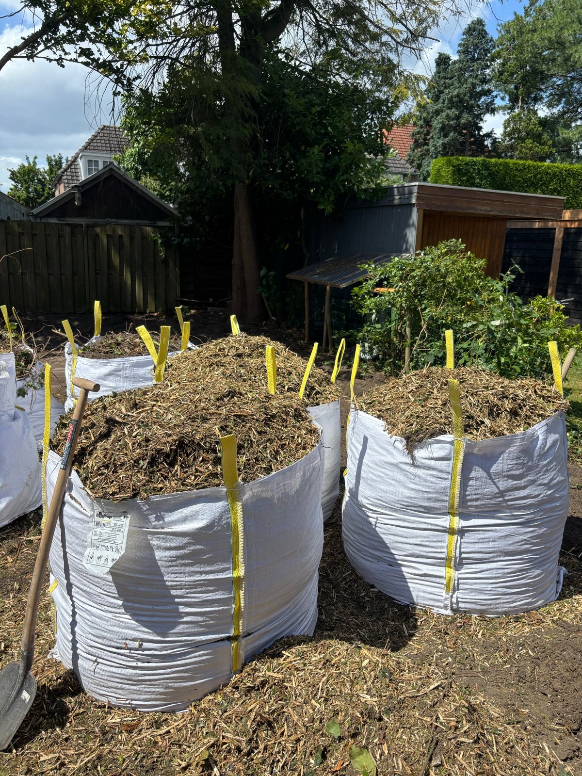 Grote zakken met boomschors voor tuin en landschap, Tuin en Terras, Aarde en Mest, Ophalen, Boomschors