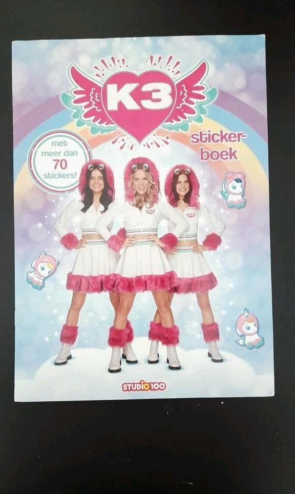 Nieuwe K3 Stickerboek met meer dan 70 stickers, Ophalen of Verzenden, Zo goed als nieuw, Stickers en Plaatjes