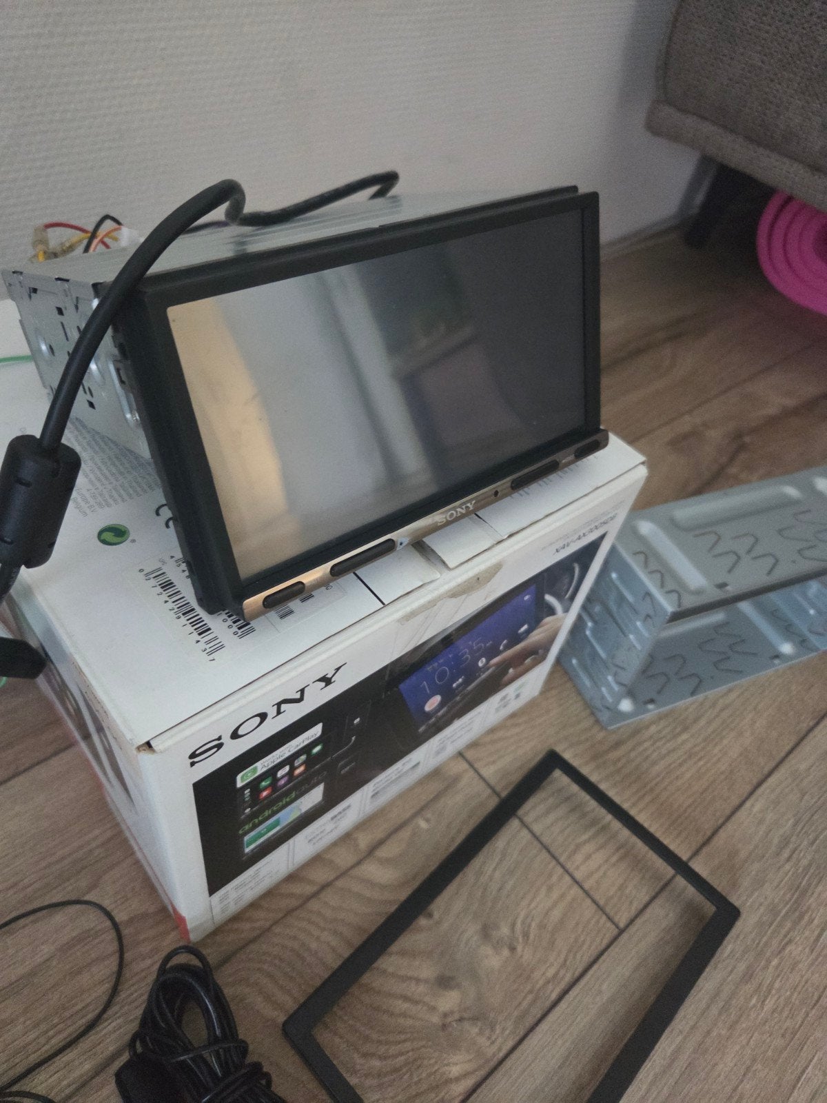Sony XAV-AX3005DB Dubbel DIN Schermradio met DAB+ en CarPlay, Ophalen of Verzenden, Zo goed als nieuw