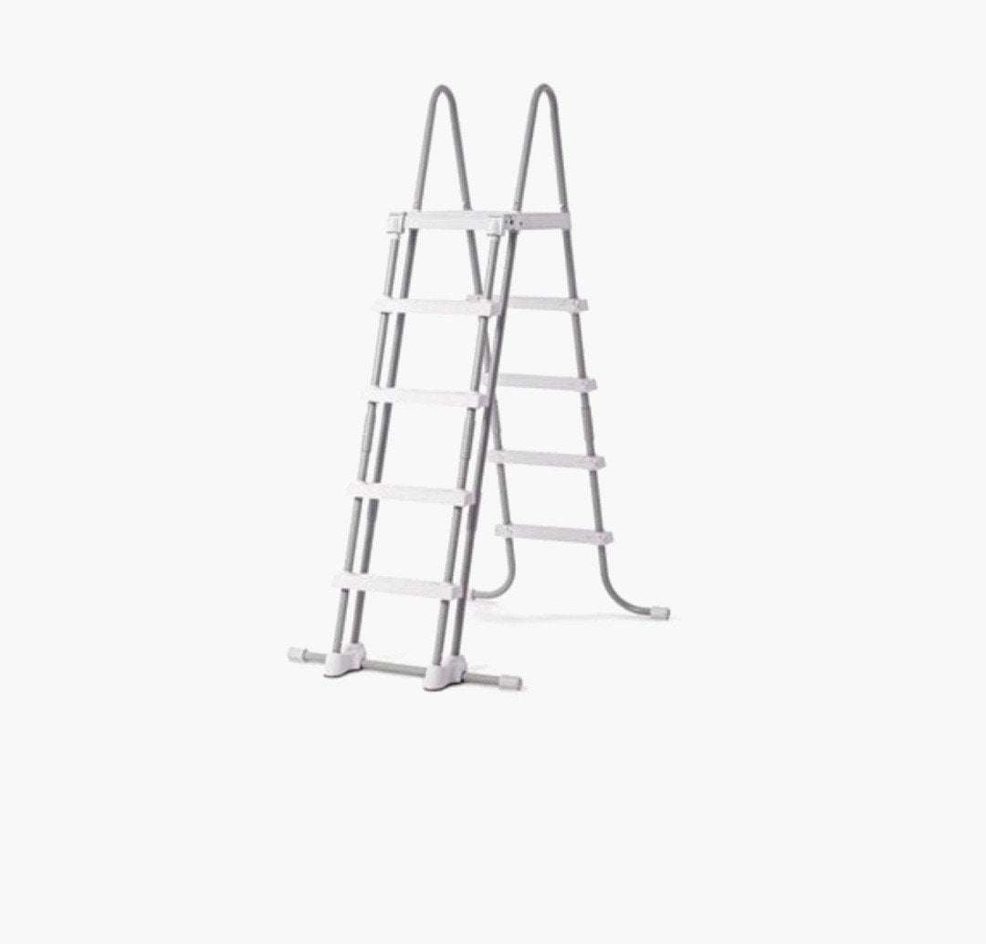 Zwembadtrap met plateau 1.22m, Ophalen, Gebruikt, Ladder