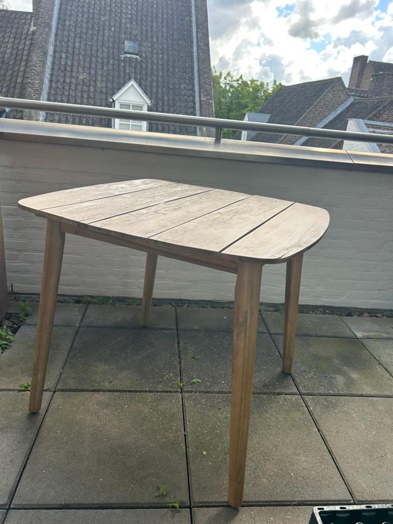 Leen Bakker tuintafel, Ophalen, Gebruikt, Rechthoekig