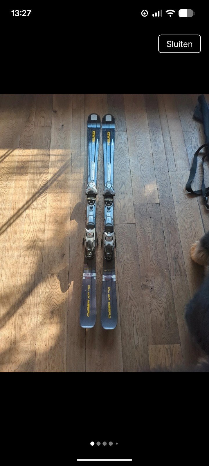 Head Cyber X80 Ski's met bindingen en skitas, Sport en Fitness, Skiën en Langlaufen, Ophalen of Verzenden