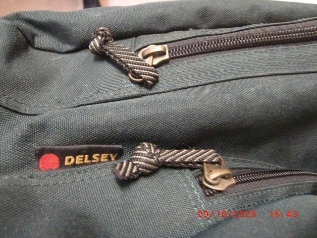 Delsey rugzak-trolley- koffer., Wieltjes, 40 tot 60 cm, 30 cm of meer, Ophalen of Verzenden