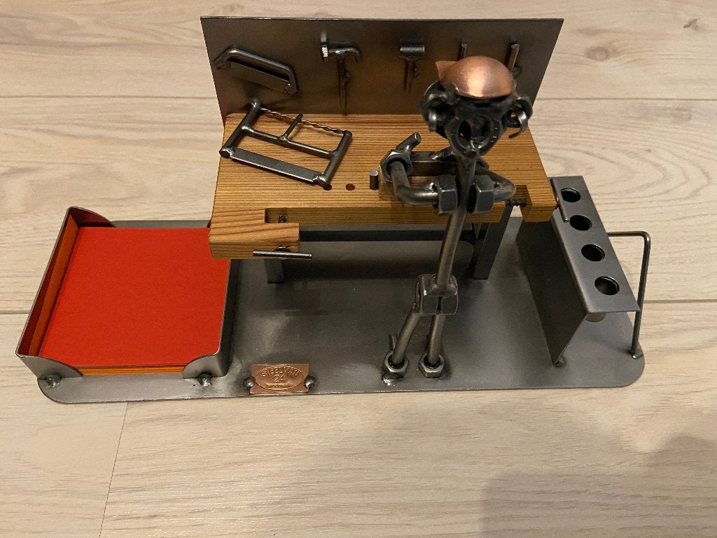 Werken aan de werkbank - bureauset, handmade, Diversen, Ophalen of Verzenden, Nieuw