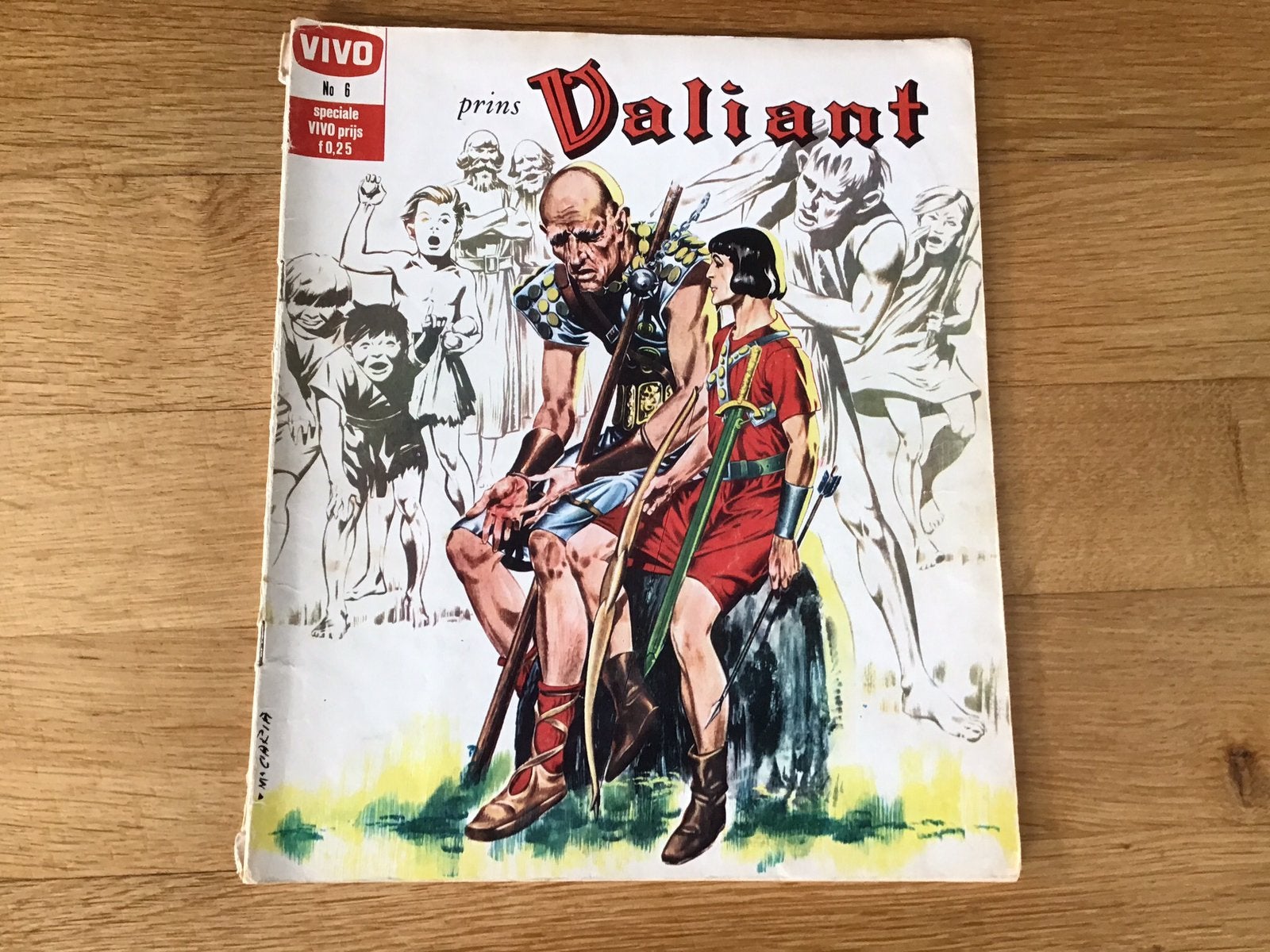 Prins Valiant uitgegeven door VIVO nr 6, Boeken, Eén comic, Ophalen of Verzenden, Gelezen, Europa