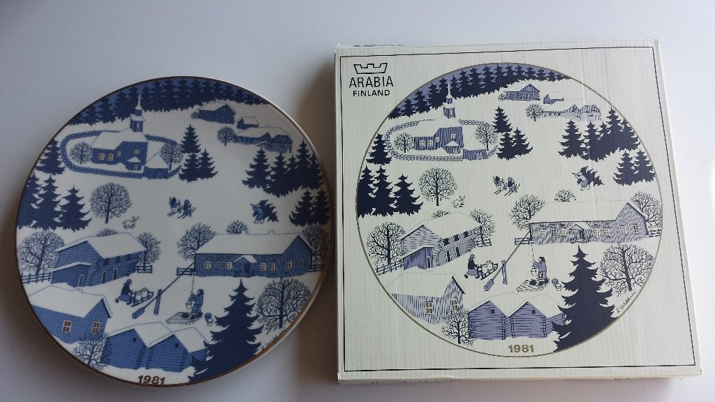 ARABIA Finland Wandbord 1981 Raija Uosikkinen, Antiek en Kunst, Antiek | Wandborden en Tegels, Ophalen
