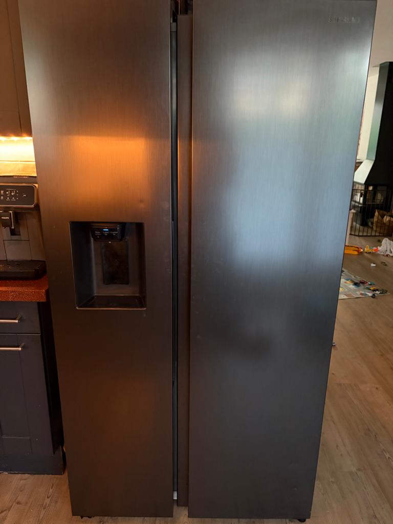 Samsung RS68A884CB1EF Amerikaanse Koelkast - Zwart, Ophalen, Gebruikt, 200 liter of meer, 60 cm of meer