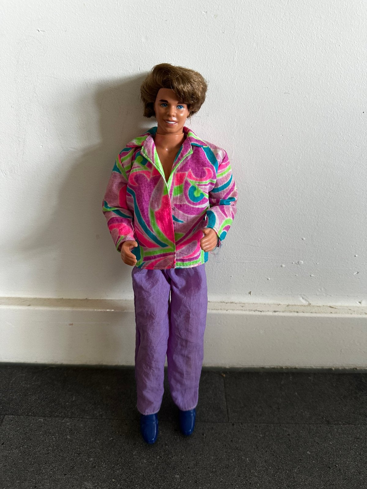 Vintage barbie totally hair ken 1991 mattel, Verzamelen, Poppen, Ophalen of Verzenden, Gebruikt