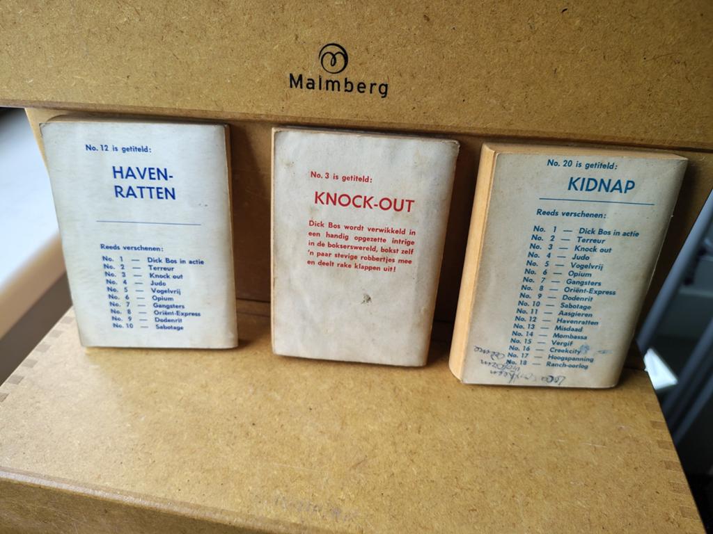 3 boekjes van Dick Bos, Ophalen of Verzenden