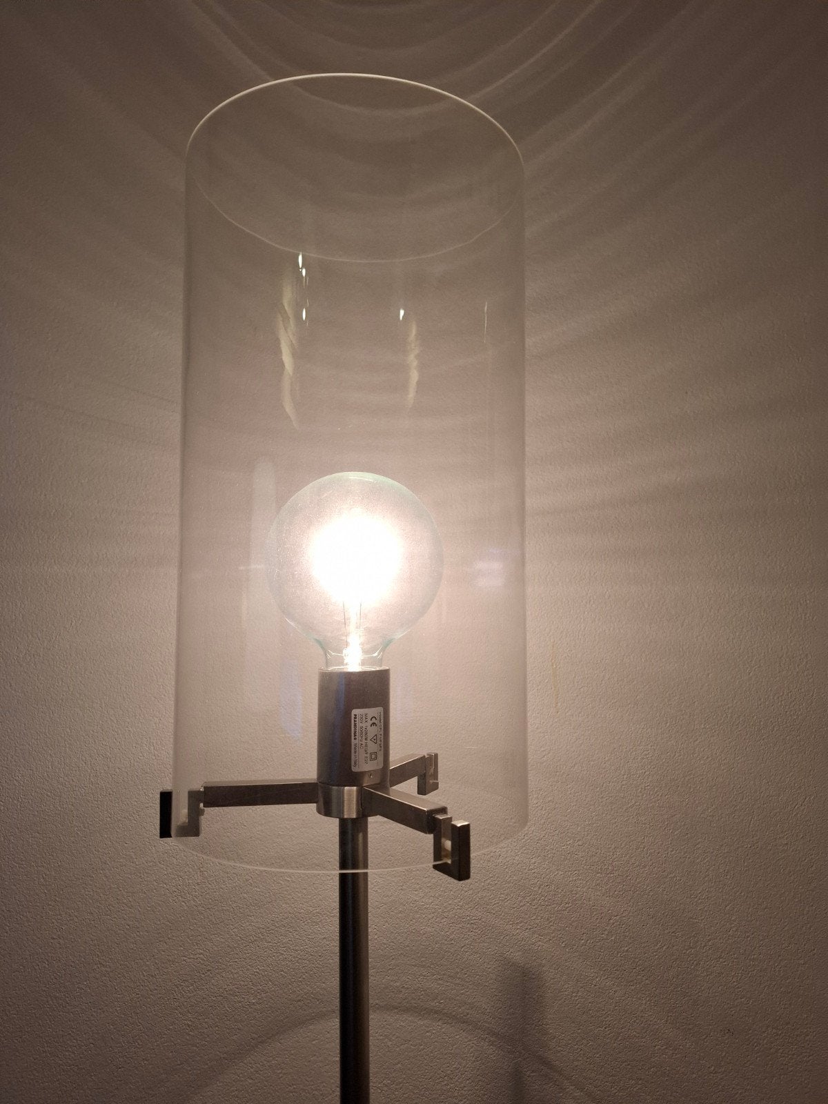 1x Prandina vloerlamp Type CPL F1/F3/F5 handgebalzen glas, Ophalen, Glas, 150 tot 200 cm
