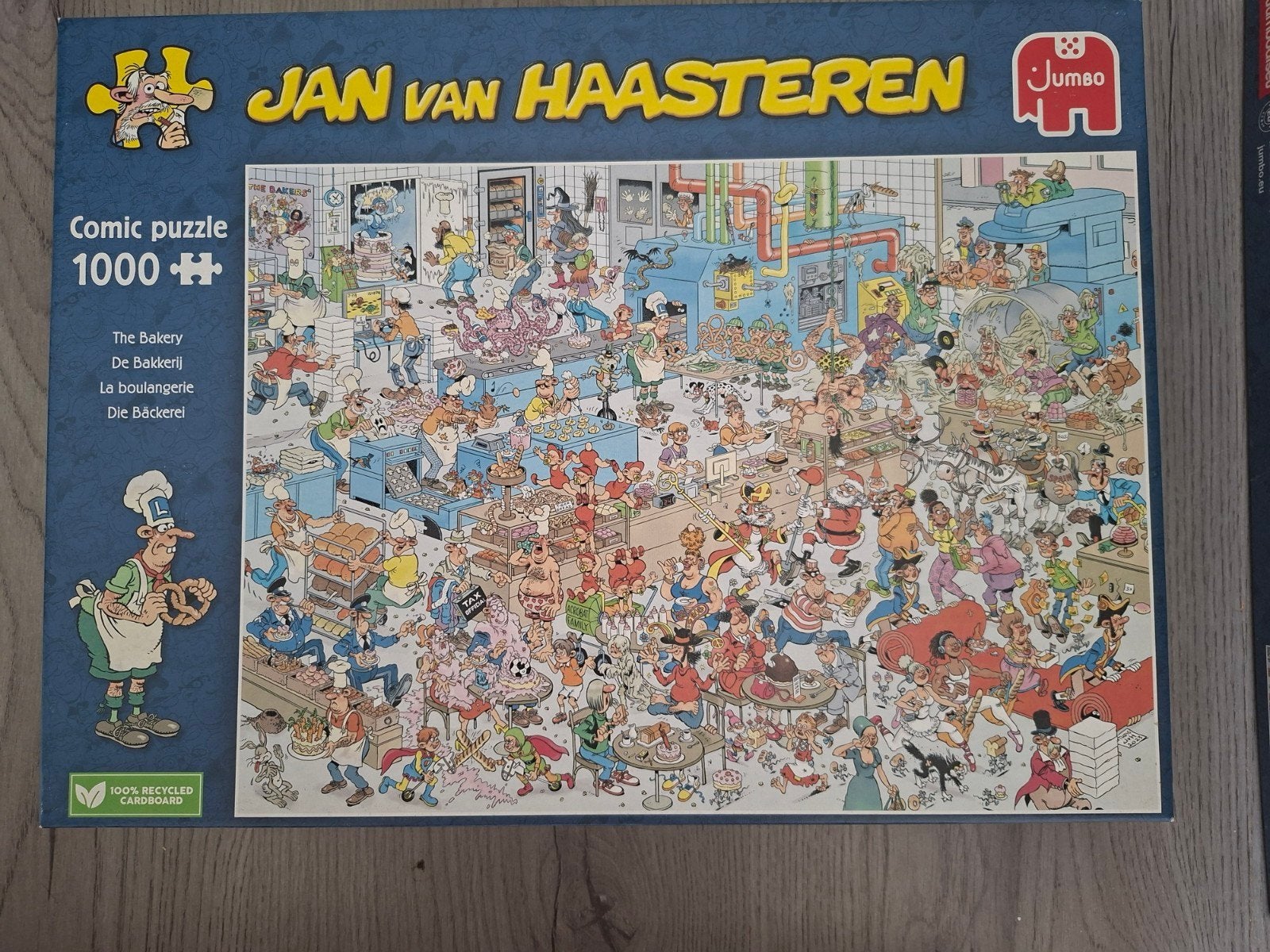 Jan van Haasteren 1000 st. De bakkerij, Ophalen of Verzenden, 500 t/m 1500 stukjes, Zo goed als nieuw