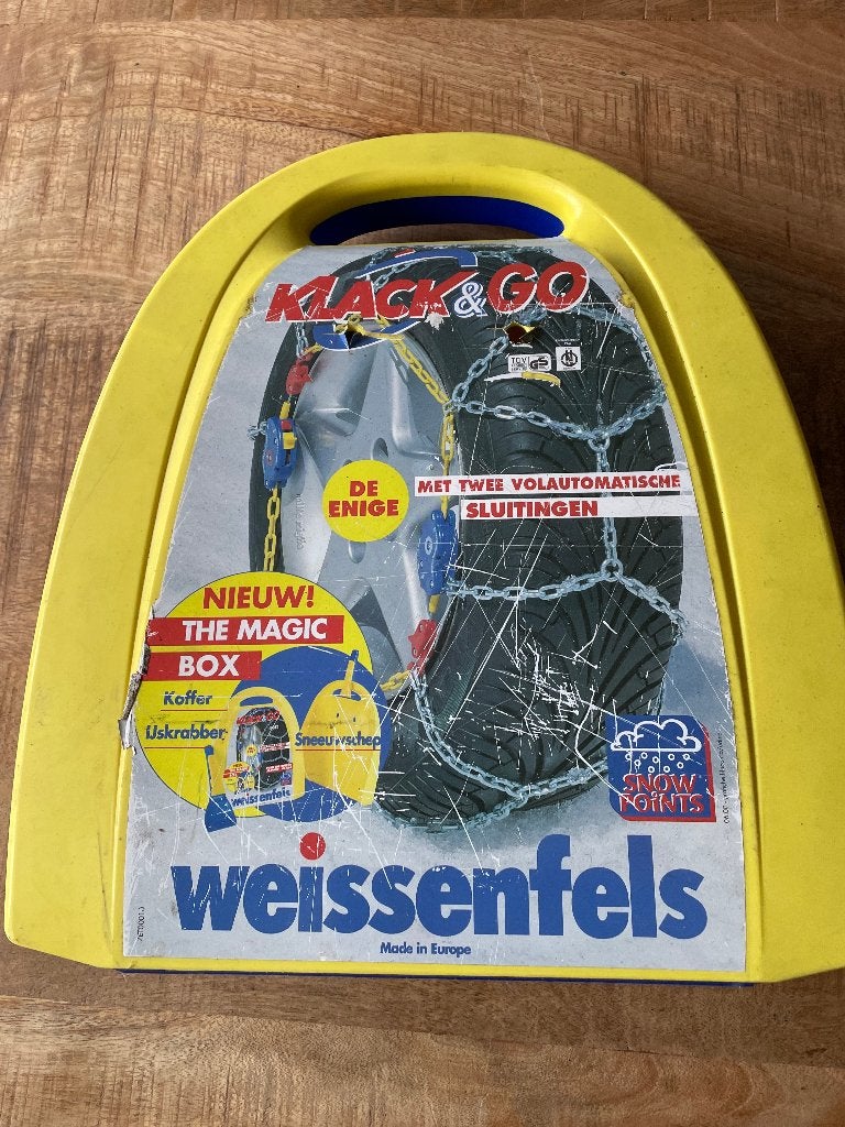Splinternieuwe Weissenfels Clack&Go M40 sneeuwkettingen, Ophalen, Nieuw