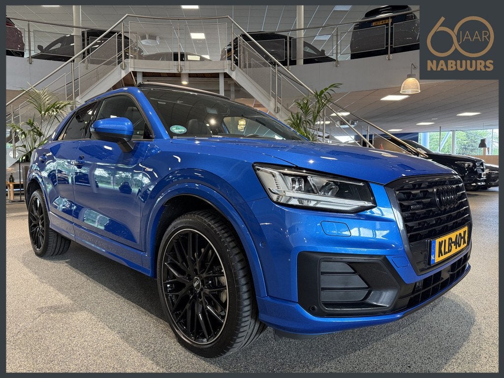 Audi Q2 40 TFSI quattro 3x S-Line, Pano, Trekhaak, B&O, Adap, Auto's, Audi, Automaat, 12 maanden, 15 km/l, Gebruikt