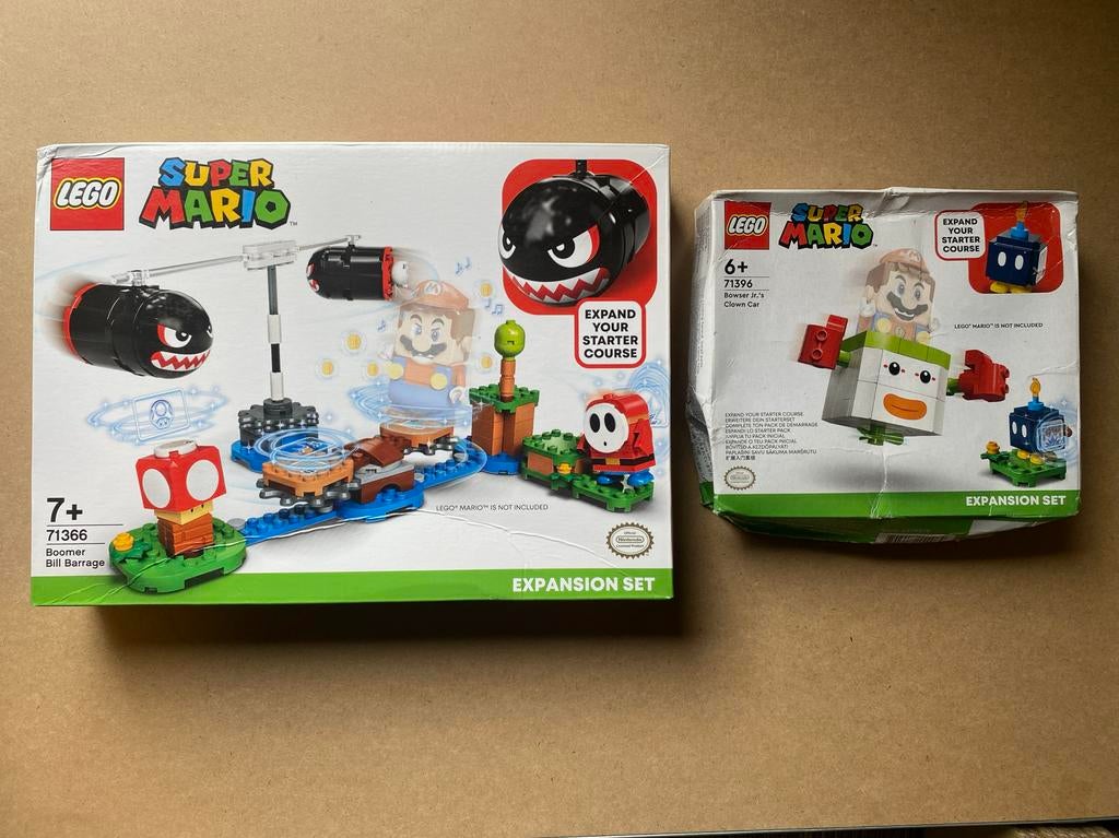 LEGO Super Mario 71366 en 71396 uitbreidingsset - Nieuw, Lego, Nieuw, Ophalen of Verzenden, Lego System A/S