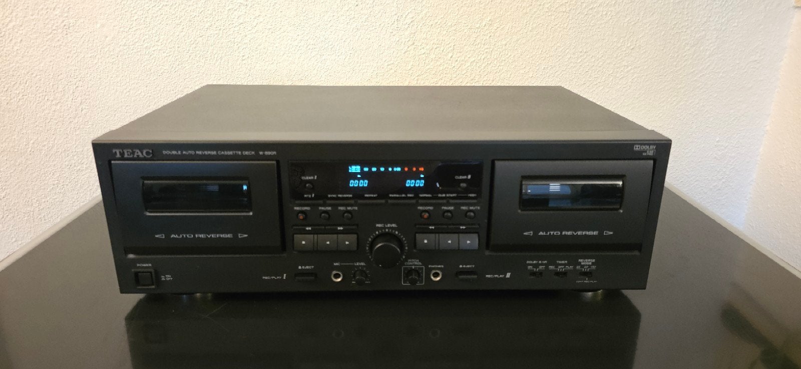 Teac W-890R Dubbel cassettedeck auto reverse.Teac W-890R Dub, Ophalen, Dubbel, Auto-reverse
