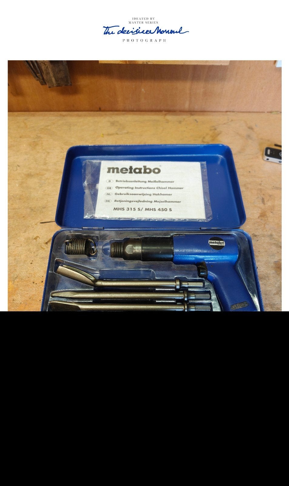 Metabo MHS 450 Set Luchtdruk Beitel - Zo goed als nieuw, Ophalen of Verzenden, Zo goed als nieuw