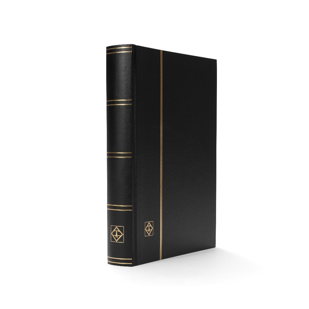 Leuchtturm insteekalbum Basic, A4, 64 bladen zwart, Postzegels en Munten, Verzenden, Verzamelalbum