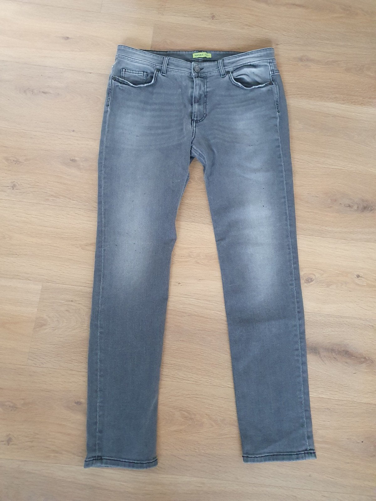 Versace Jeans Grijze Spijkerbroek W33, Versace Jeans, Ophalen of Verzenden, Zo goed als nieuw, W33 - W34 (confectie 48/50)