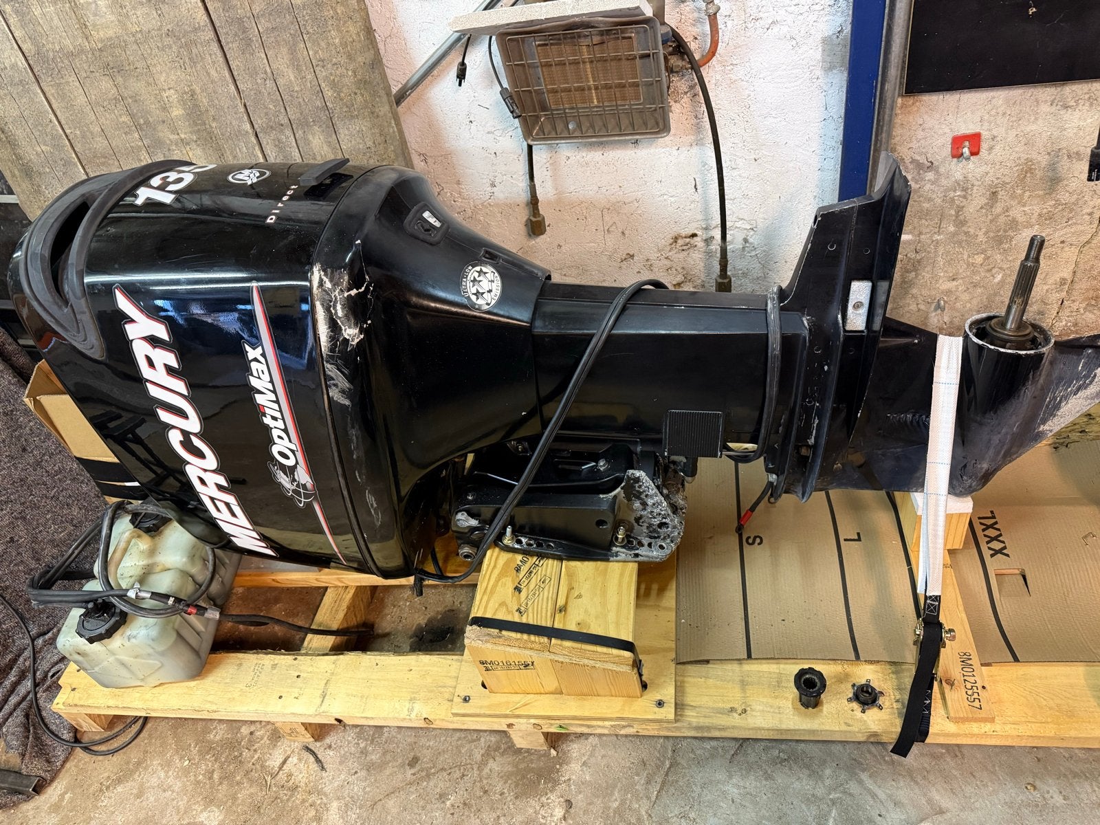 Mercury Optimax 135 pk buitenboordmotor, Watersport en Boten, Ophalen, Gebruikt, Elektrische start, 30 pk of meer