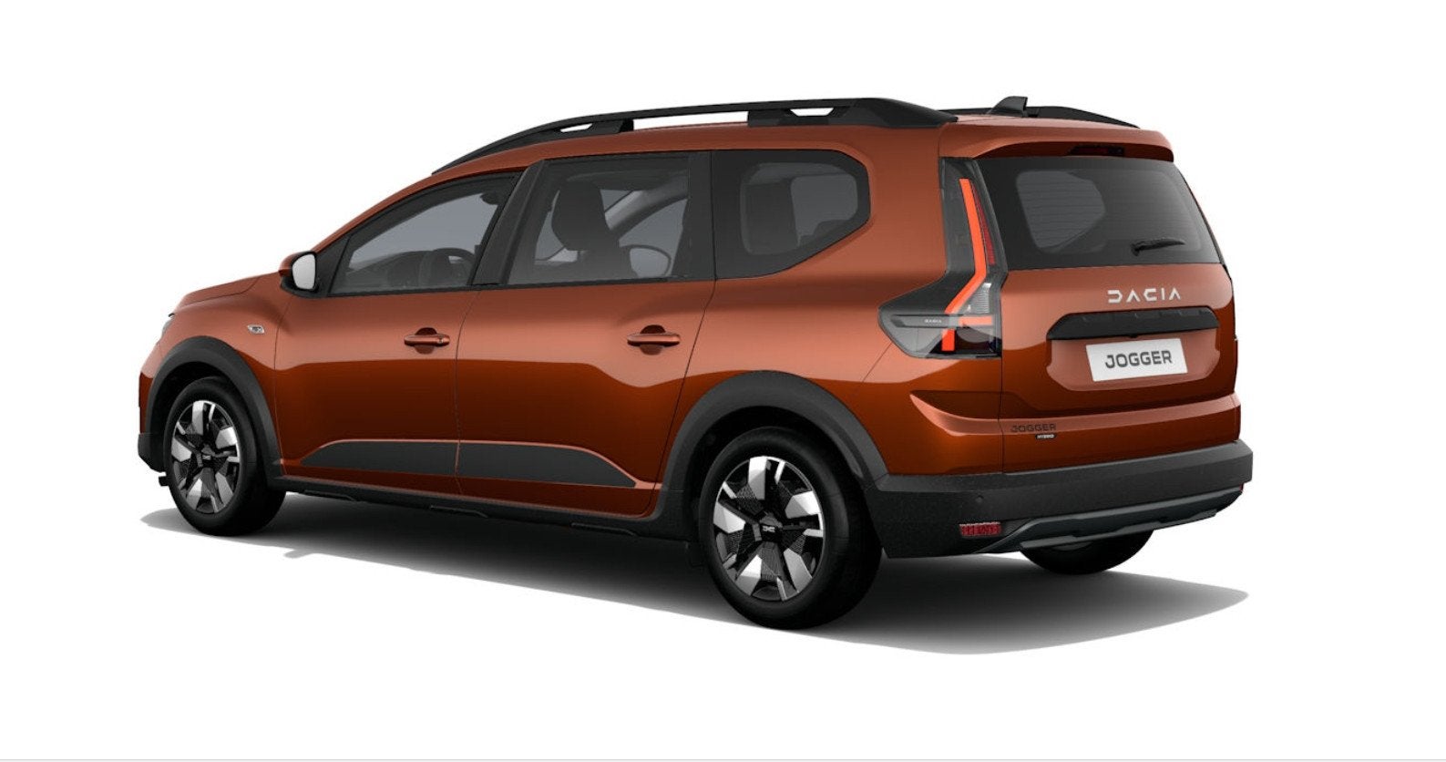 De nieuwe Dacia Jogger hybrid 155 expression l Nu te bestell, Auto's, 12 maanden, Stof, 1789 cc, Bedrijf