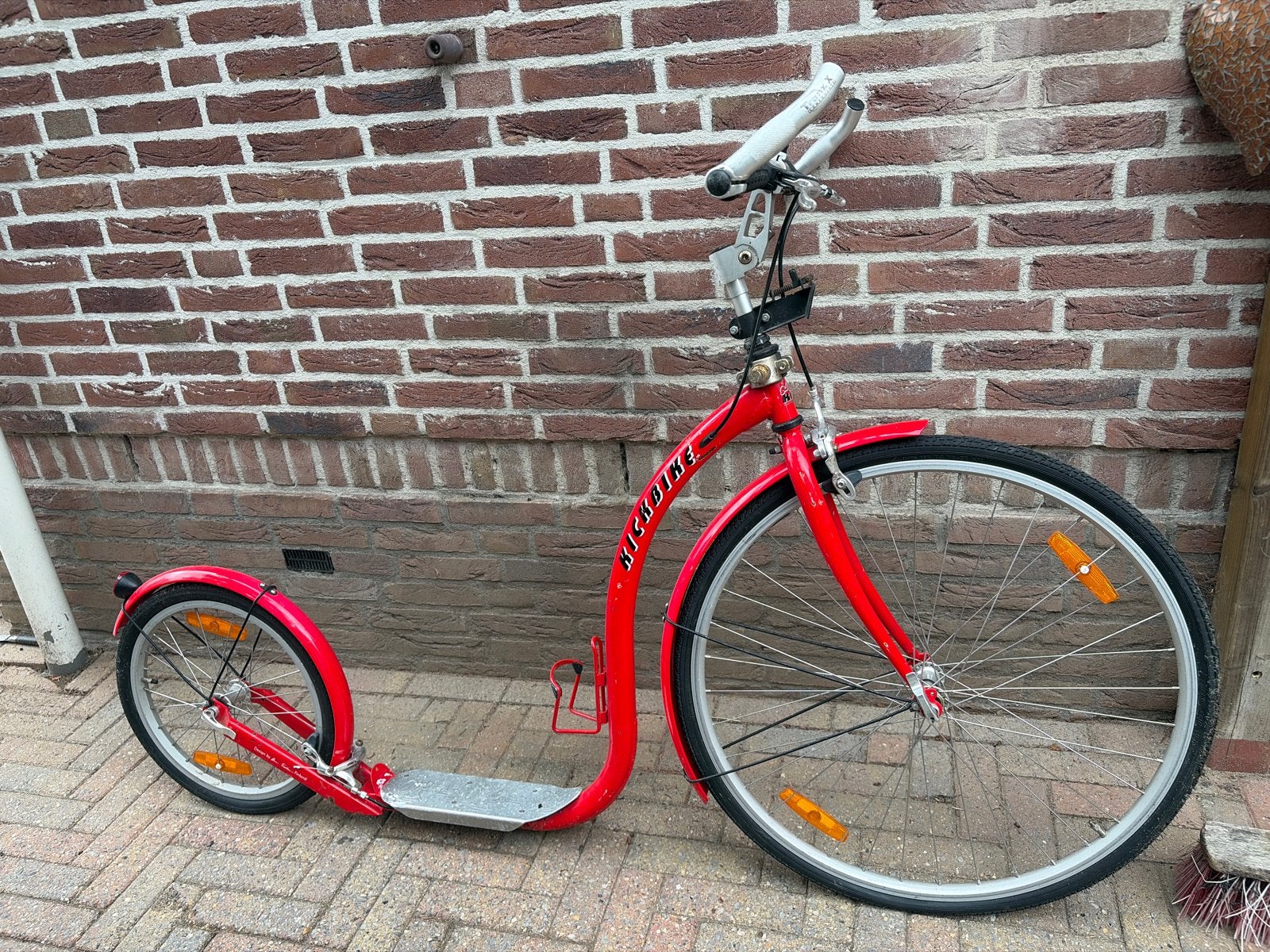 Leuke rode Kickbike - voorband moet vervangen worden, Ophalen, Gebruikt, Kickbike