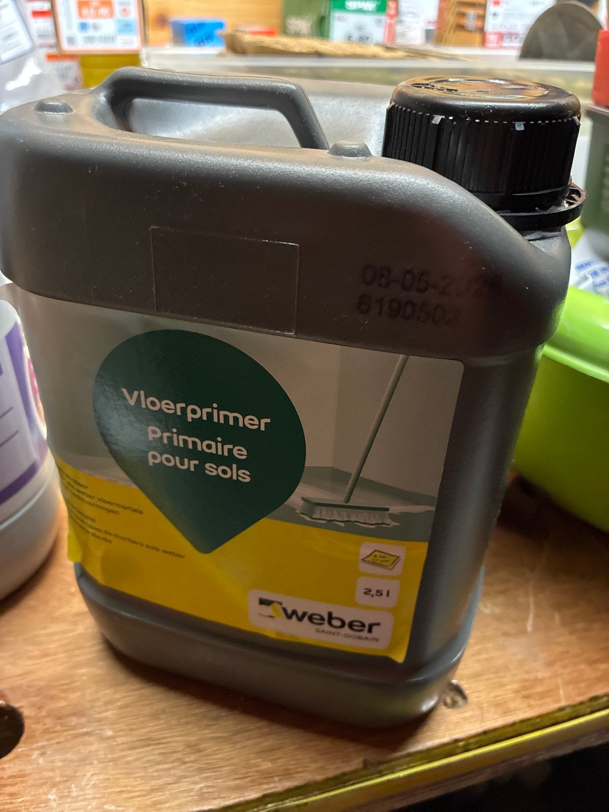 Weber Vloerprimer 2,5L - Nog 90% vol, Ophalen, Overige kleuren, Minder dan 5 liter, Verf