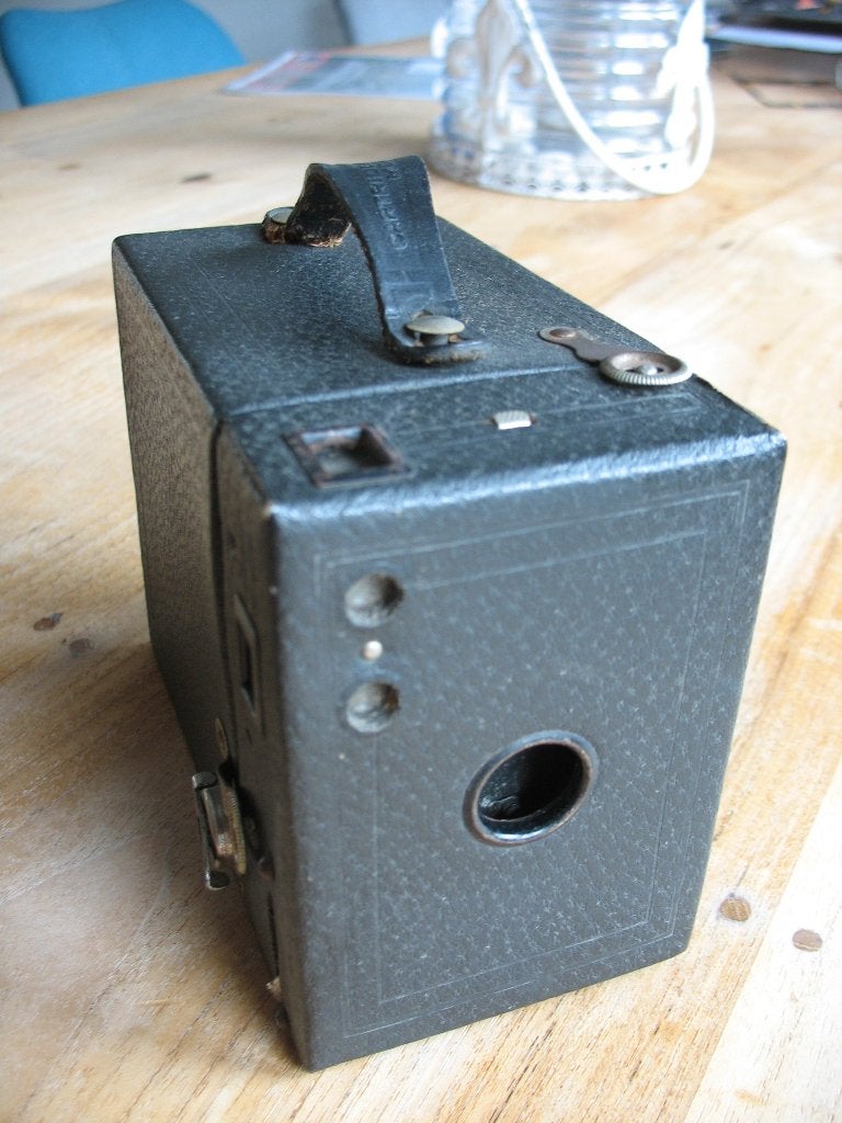 Box camera, Ophalen of Verzenden, Niet werkend, Compact, Overige Merken