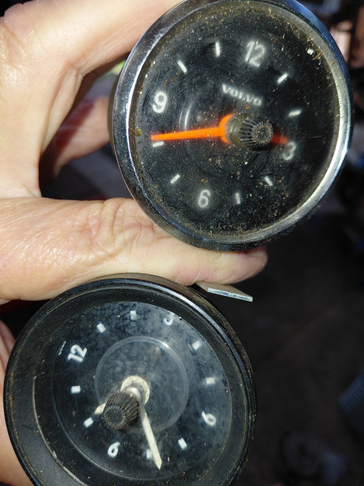 klok in dashboard volvo amazone/ P 1800, Ophalen of Verzenden, Gebruikt, Volvo