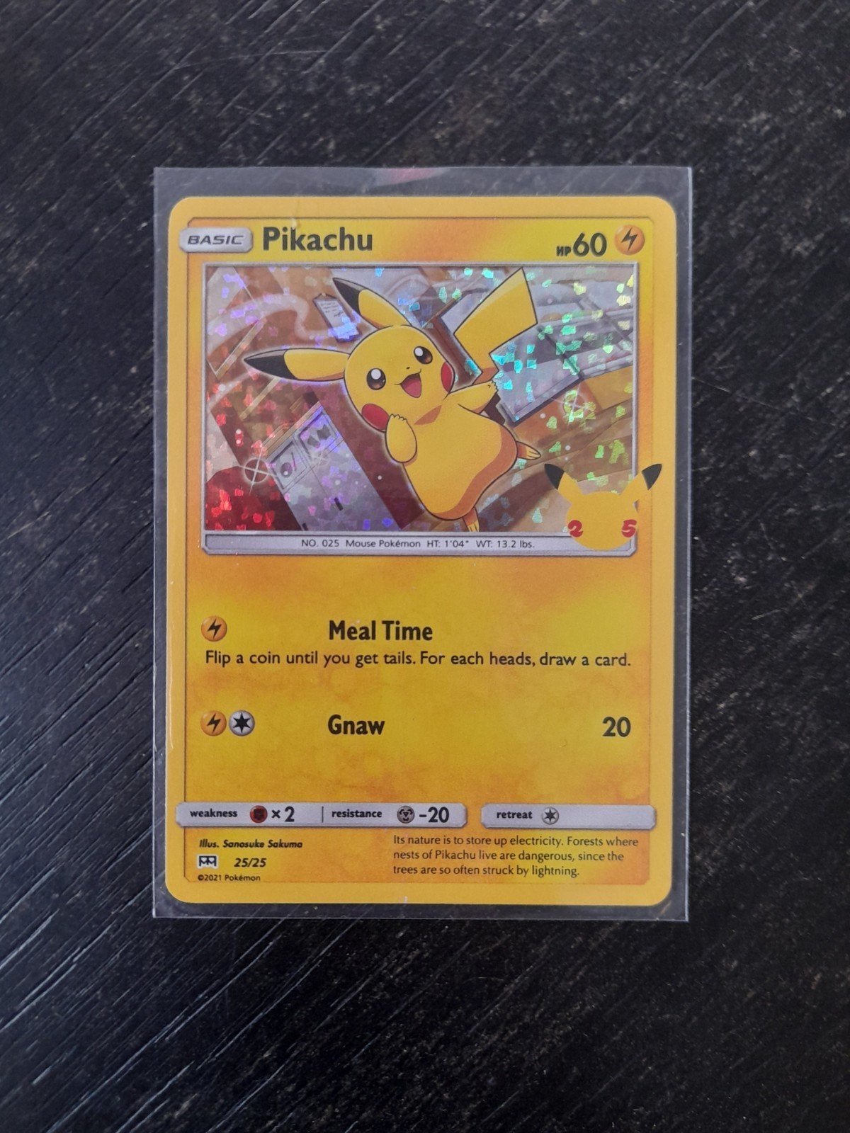 Pikachu Holo McDonald's 25/25 Pokémon Kaart, Hobby en Vrije tijd, Verzamelkaartspellen | Pokémon, Ophalen of Verzenden, Zo goed als nieuw