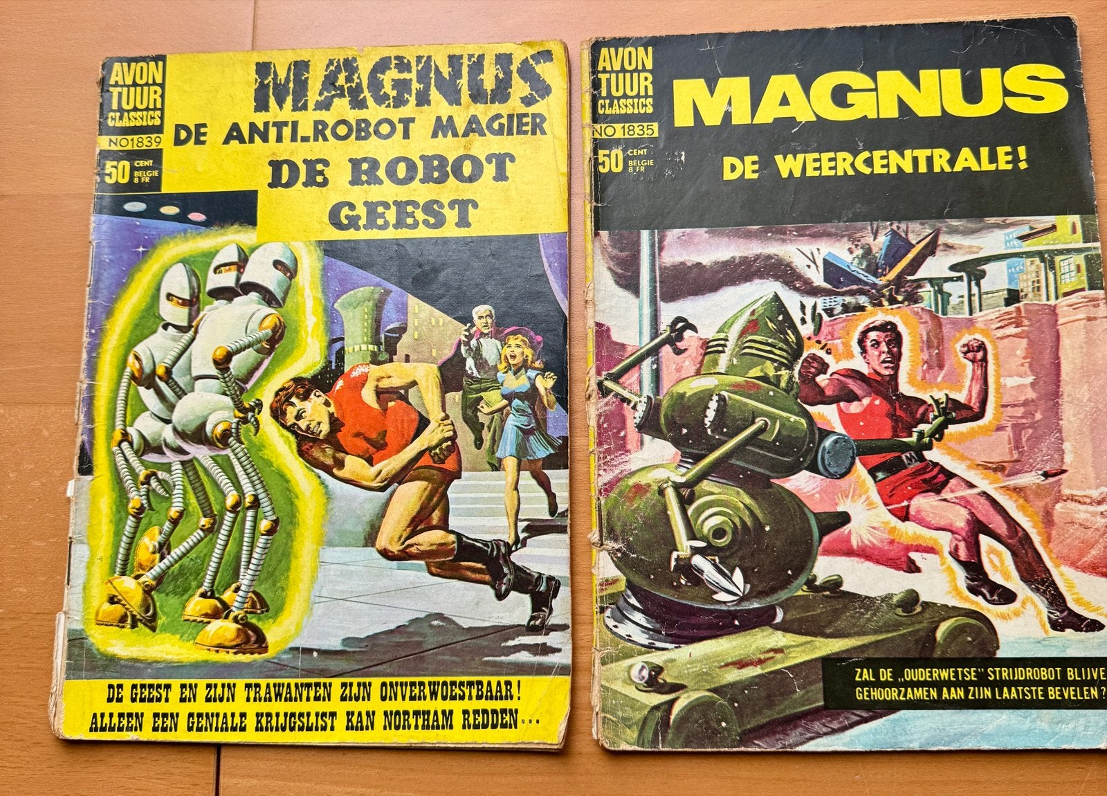 Magnus: De Robot Geest & De Weercentrale! (2 stripboeken), Boeken, Stripboeken, Meerdere stripboeken, Ophalen of Verzenden, Gelezen