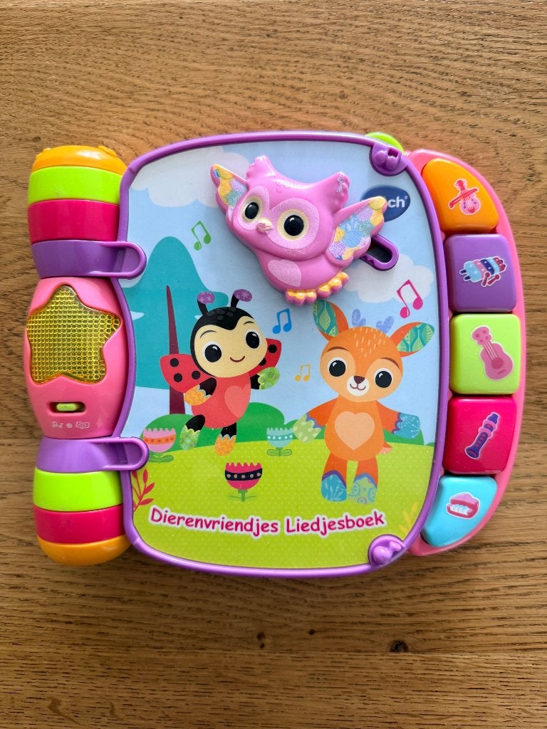 VTech Baby dierenvriendjes liedjesboek - roze, Ophalen, Zo goed als nieuw, 6 maanden tot 2 jaar