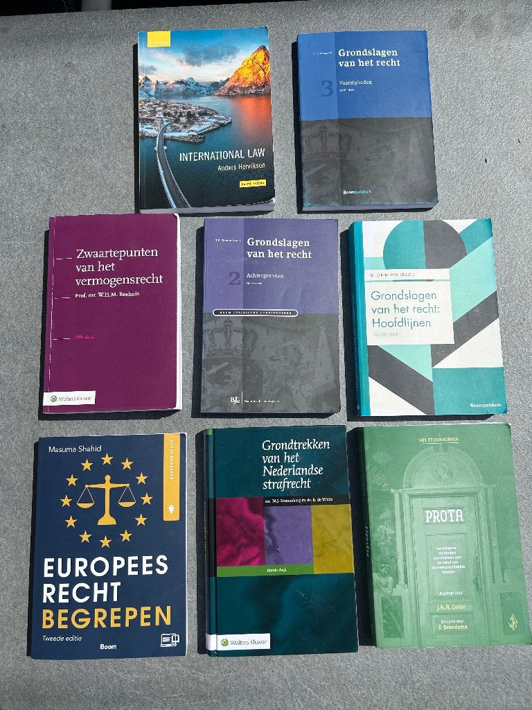 UU rechtsgeleerdheid jaar 1, Diverse auteurs, Ophalen of Verzenden, Gamma, WO
