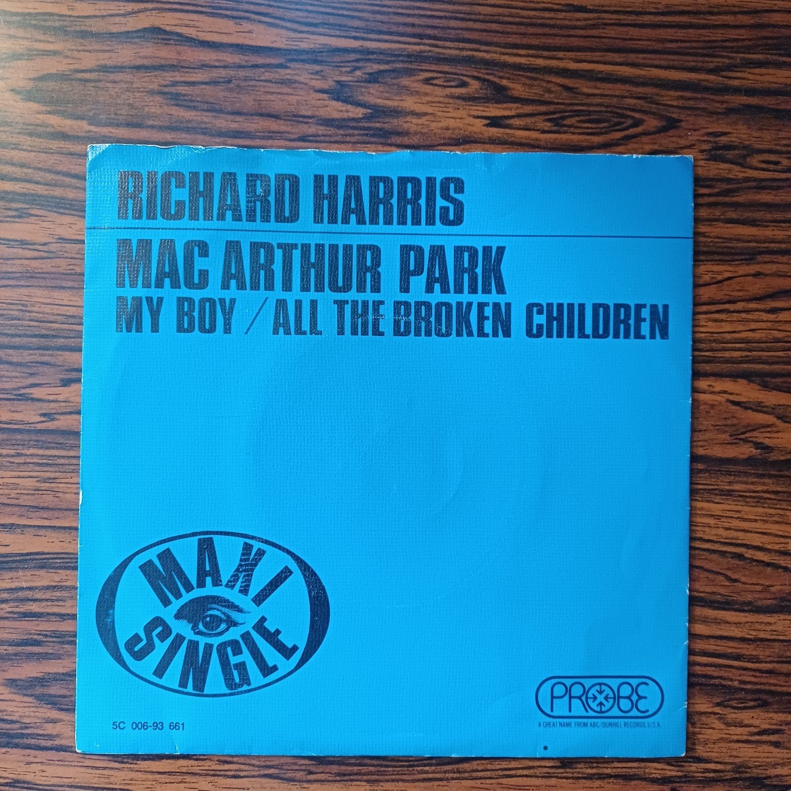 Richard Harris - Mac Arthur Park, Gebruikt, Originele persing, 7 inch, Ophalen of Verzenden
