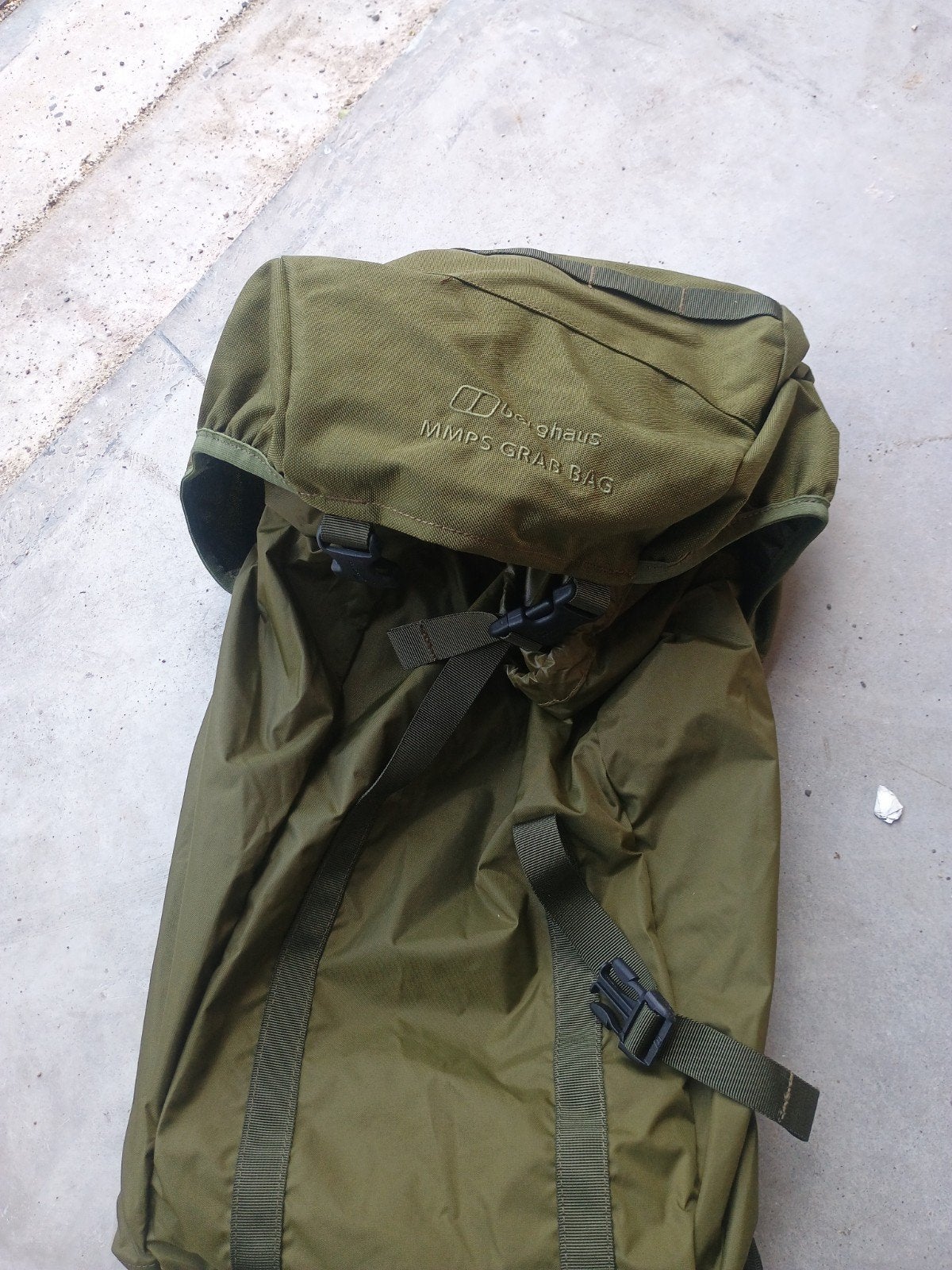 Berghaus MMPS Grab Bag - Olijfgroene Rugzak, Gebruikt, 25 tot 40 cm, Ophalen of Verzenden, Trekking
