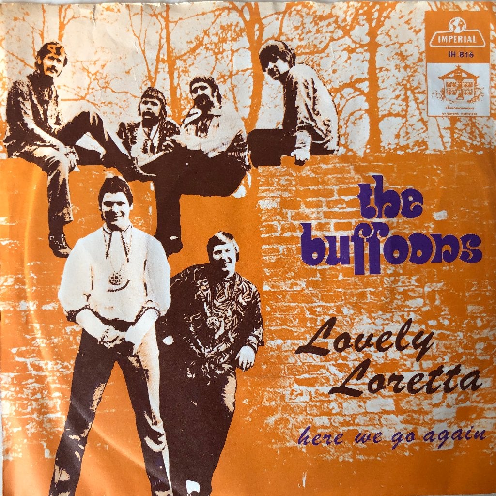 1968	Buffoons	Lovely Loretta, Fotohoes, 7 inch, Ophalen of Verzenden, Zo goed als nieuw