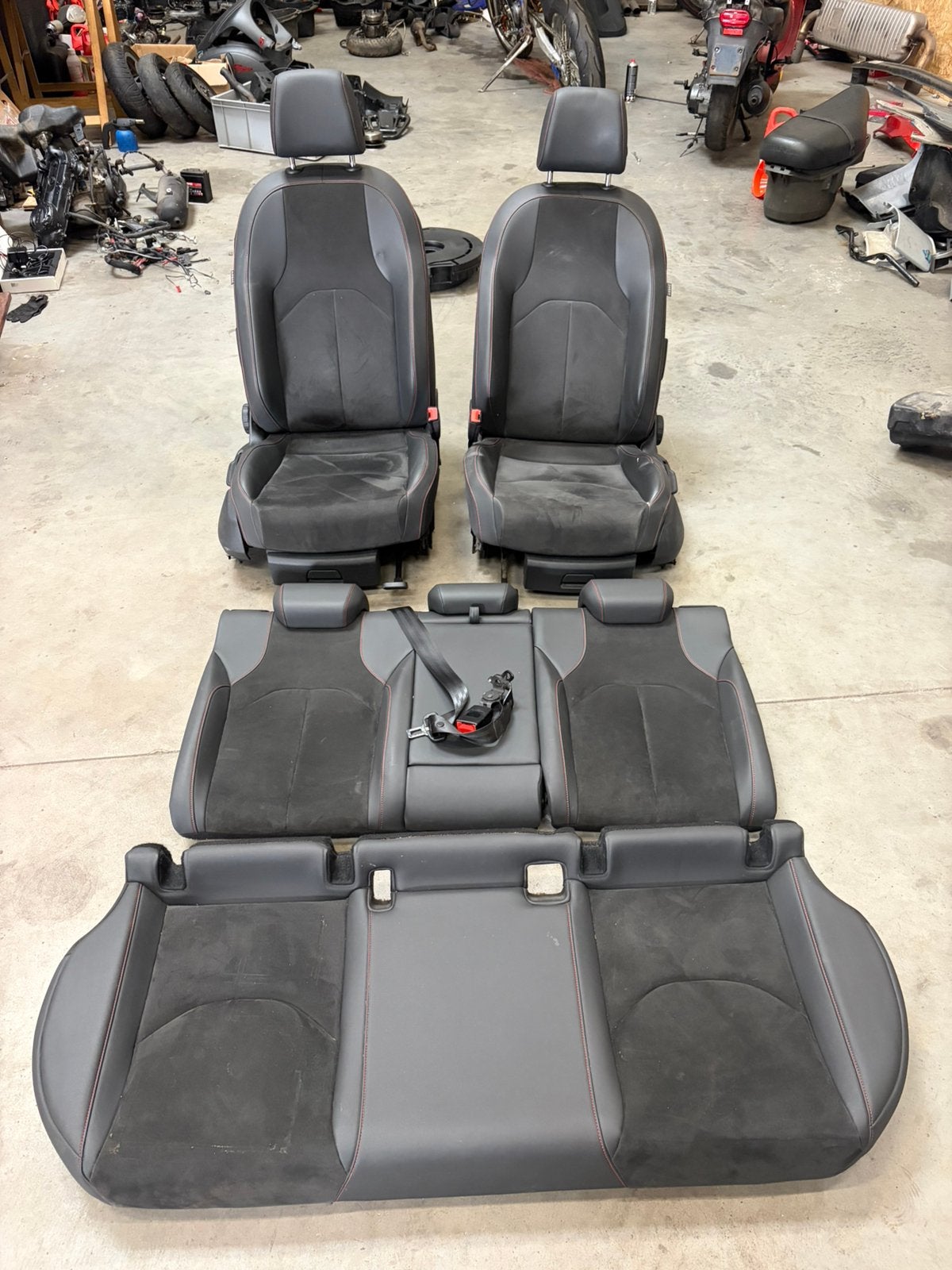 Seat Leon 5F Alcantara Interieur - Voor & Achterstoelen, Ophalen, Gebruikt, Seat