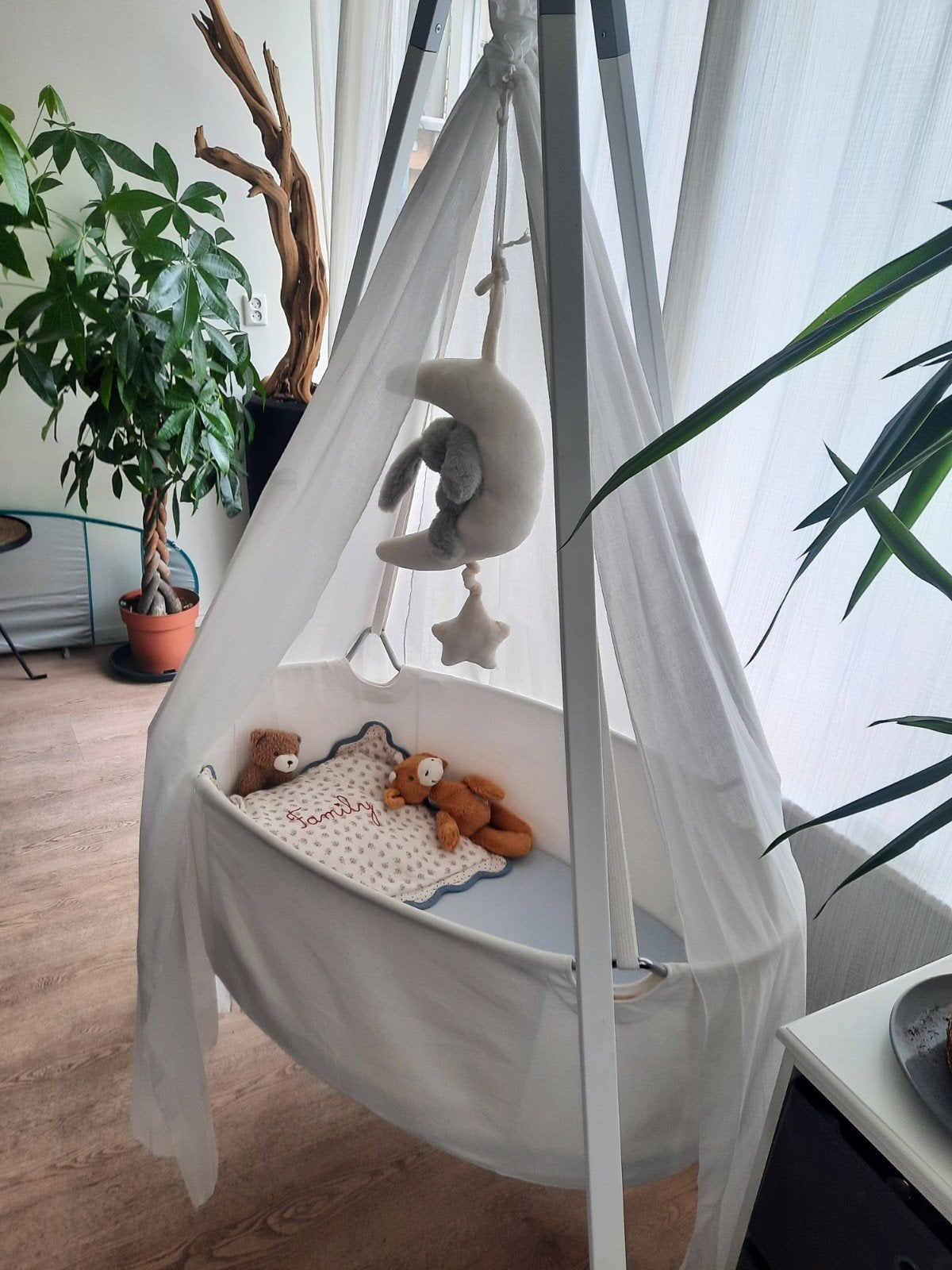 baby wiegje Leander, Ophalen, Zo goed als nieuw, Wieg