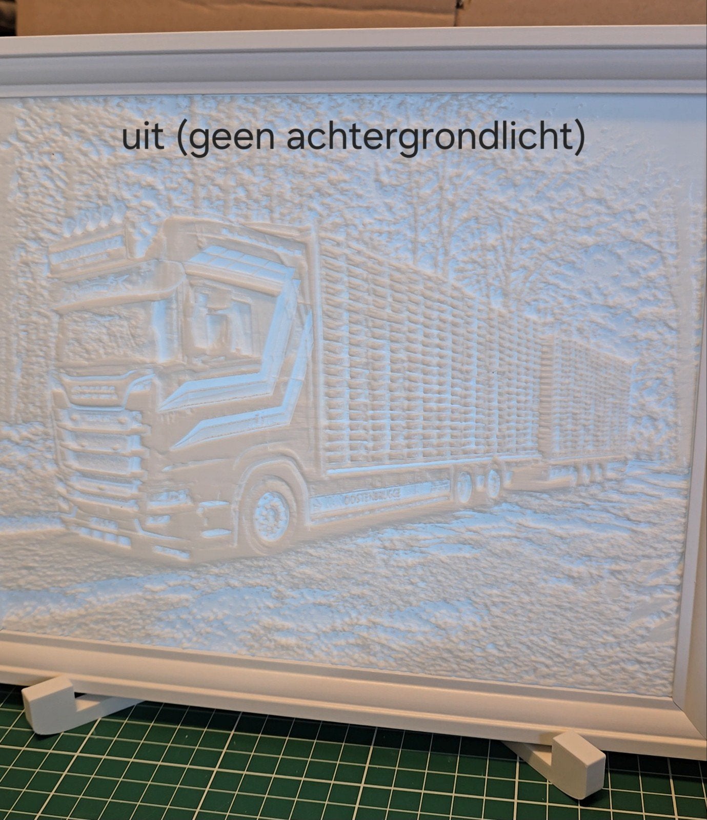 custom XXL!!  Lithophane met dimbare achtergrondverlichting., Minder dan 50 cm, Oorspronkelijke maker, Overige typen, Nieuw