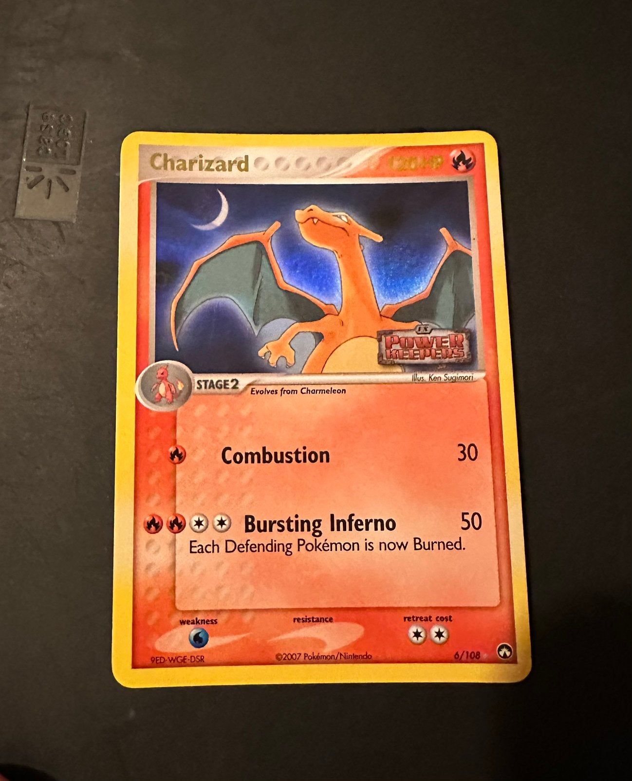 Charizard (PK 6) EX Power Keepers STAMPED, Hobby en Vrije tijd, Ophalen of Verzenden, Zo goed als nieuw