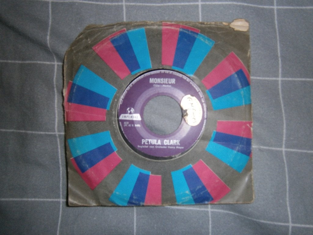 Petula Clark – Monsieur / Kapitän Kapitän. 1962. Pop Chanson, Ophalen, Gebruikt, Fotohoes, 7 inch
