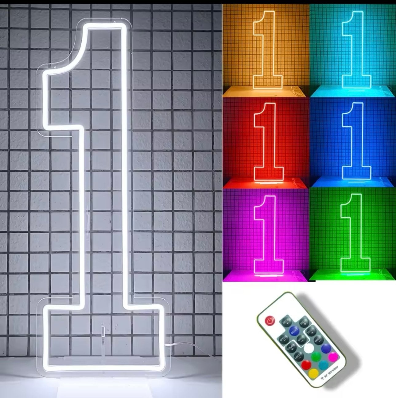 LED cijfer te huur, Ophalen of Verzenden, Zo goed als nieuw