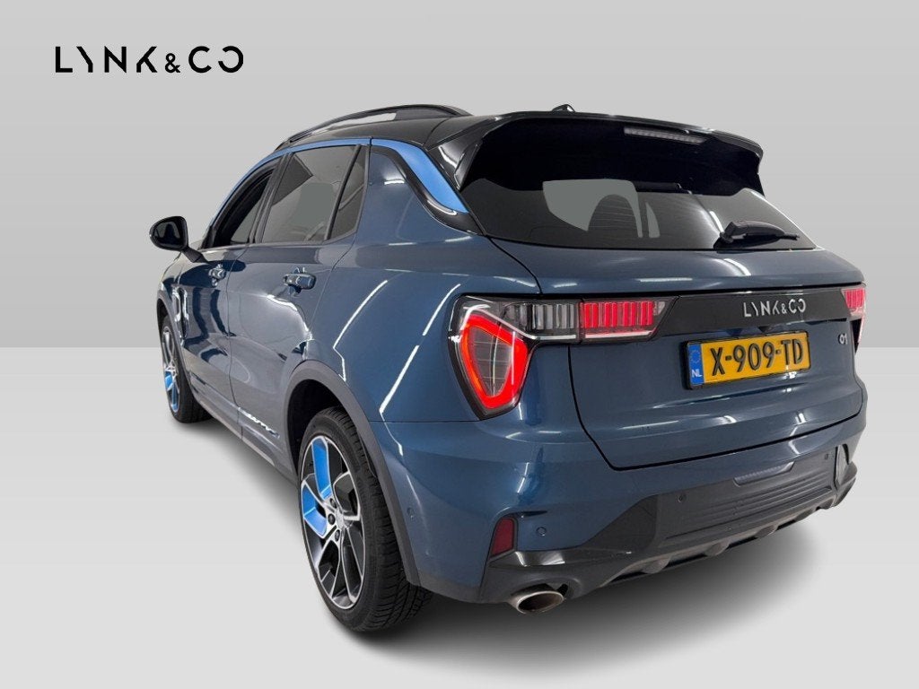 Lynk & Co 01 1.5 262pk PHEV Zwarte Hemel 360°Cam Stoelverw., Auto's, Lynk & Co, Euro 6, Blauw, 120 €/maand, Origineel Nederlands