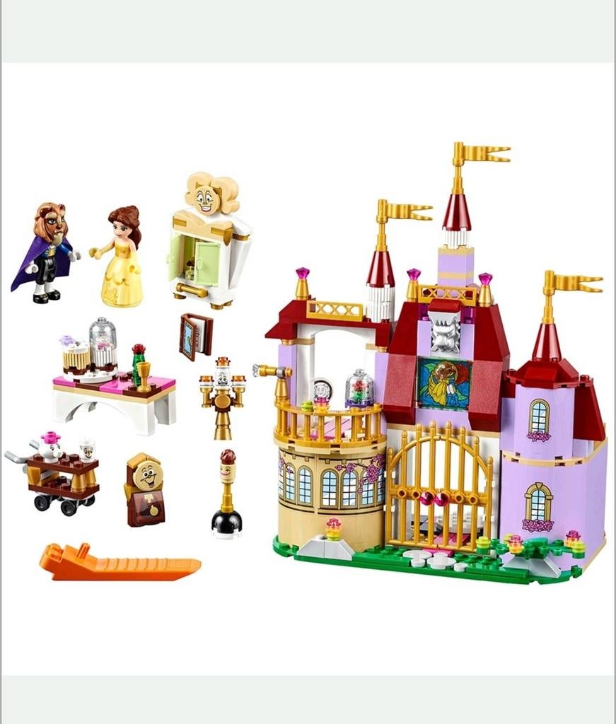 LEGO Disney Princess 41067 Belle's Betoverde Kasteel, Ophalen of Verzenden, Zo goed als nieuw, Complete set, Lego